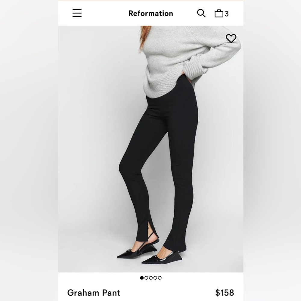 NWOT Reformation Graham Pants